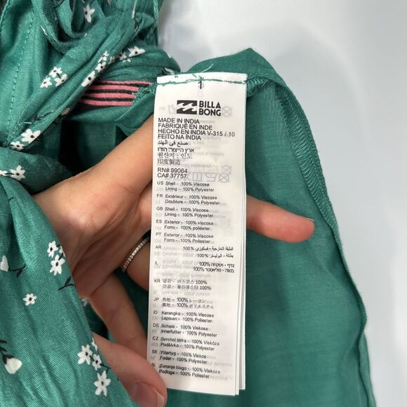 Billabong Soft Seas Maxi Dress Size Small - Picture 9 of 13